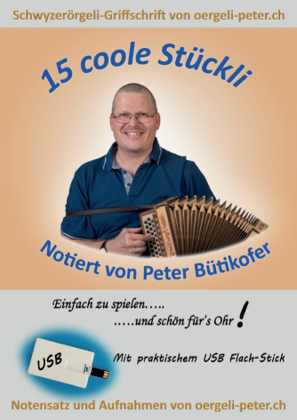 Schwyzerörgelinoten-Album mit mp3-Aufnahmen auf USB-Stick Schwyzerörgelinoten-Album mit mp3-Aufnahmen auf USB-Stick